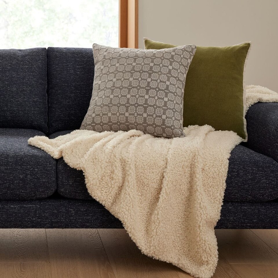 Faux Shearling Throw