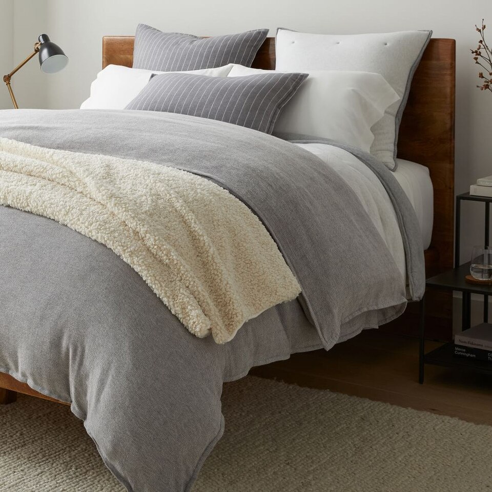 Faux Shearling Throw