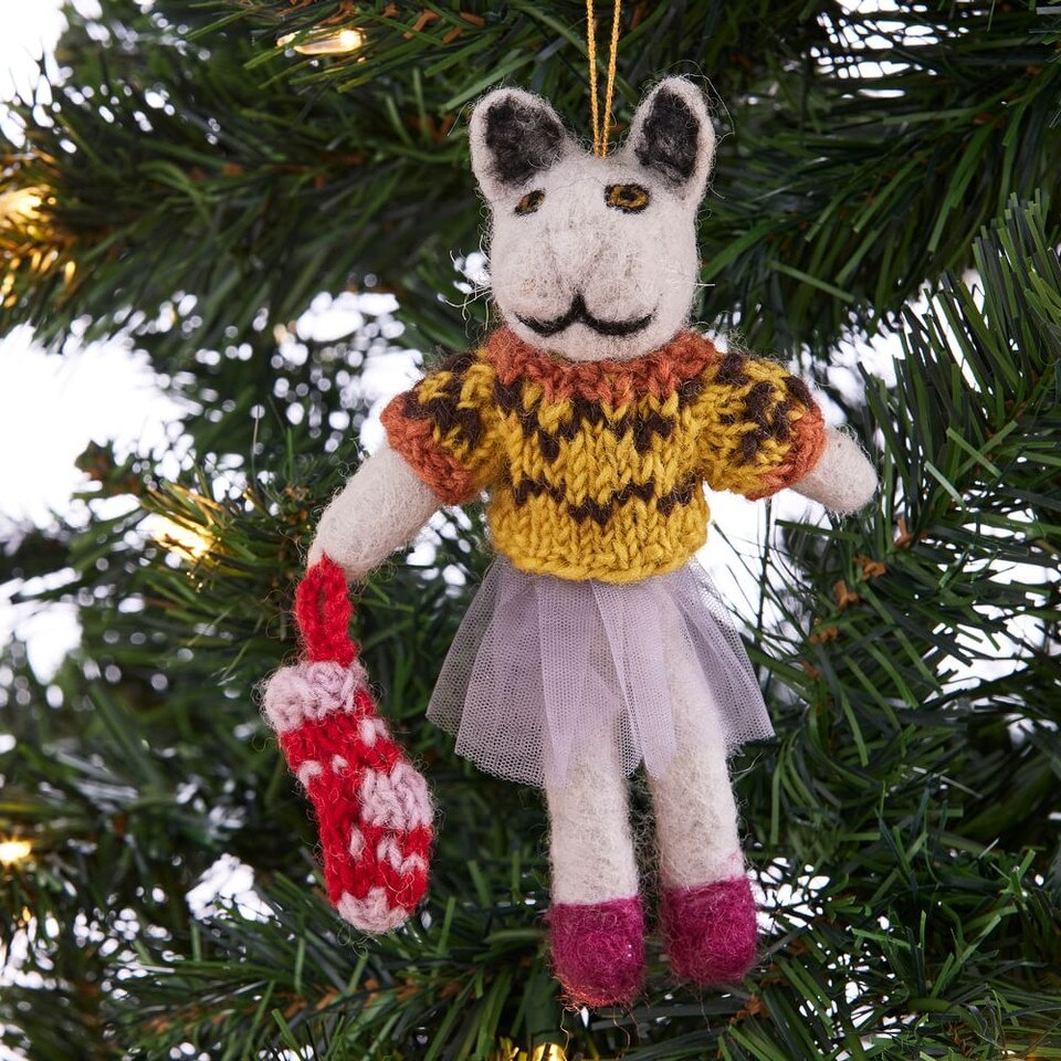 Felt Dapper Animal Baubles