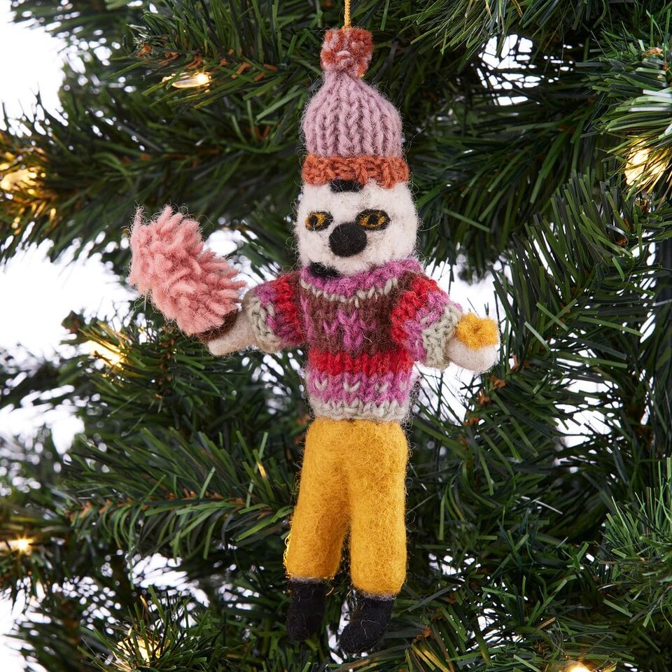Felt Dapper Animal Baubles