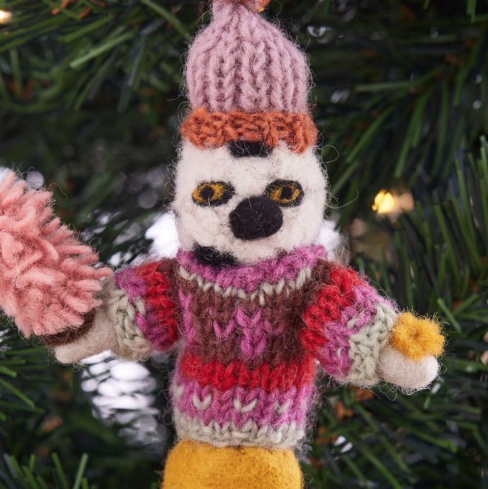 Felt Dapper Animal Baubles