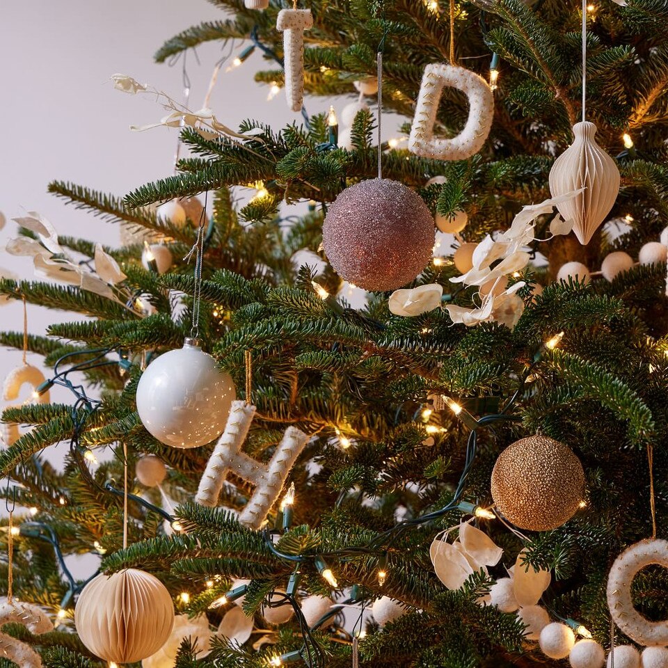 Felt Monogram Baubles