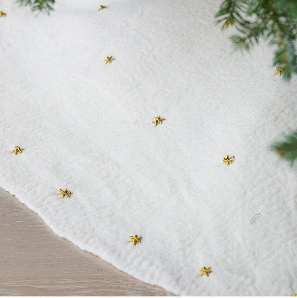 Felt Stars Tree Skirt