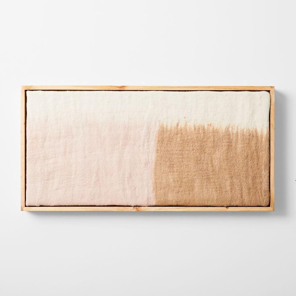 Felt Wall Art Pink west elm United Kingdom