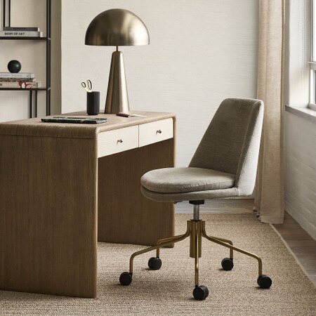 Finley Swivel Office Chair Modern Italian Design West Elm UK