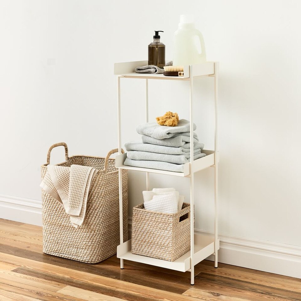 Floating Lines Metal All-in-One Shelf - White