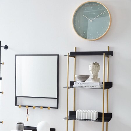 Floating Lines Entryway Mirror Hooks West Elm United Kingdom - Entryway Wall Shelf With Mirror Floating Lines Entryway Mirror Hooks West Elm United Kingdom - Entryway Wall Shelf With Mirror
