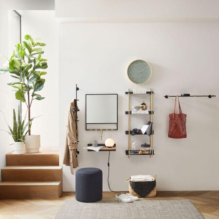 Floating Lines Wall Rack Horizontal West Elm United Kingdom
