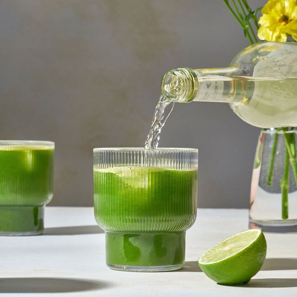 Fluted Acrylic Glassware