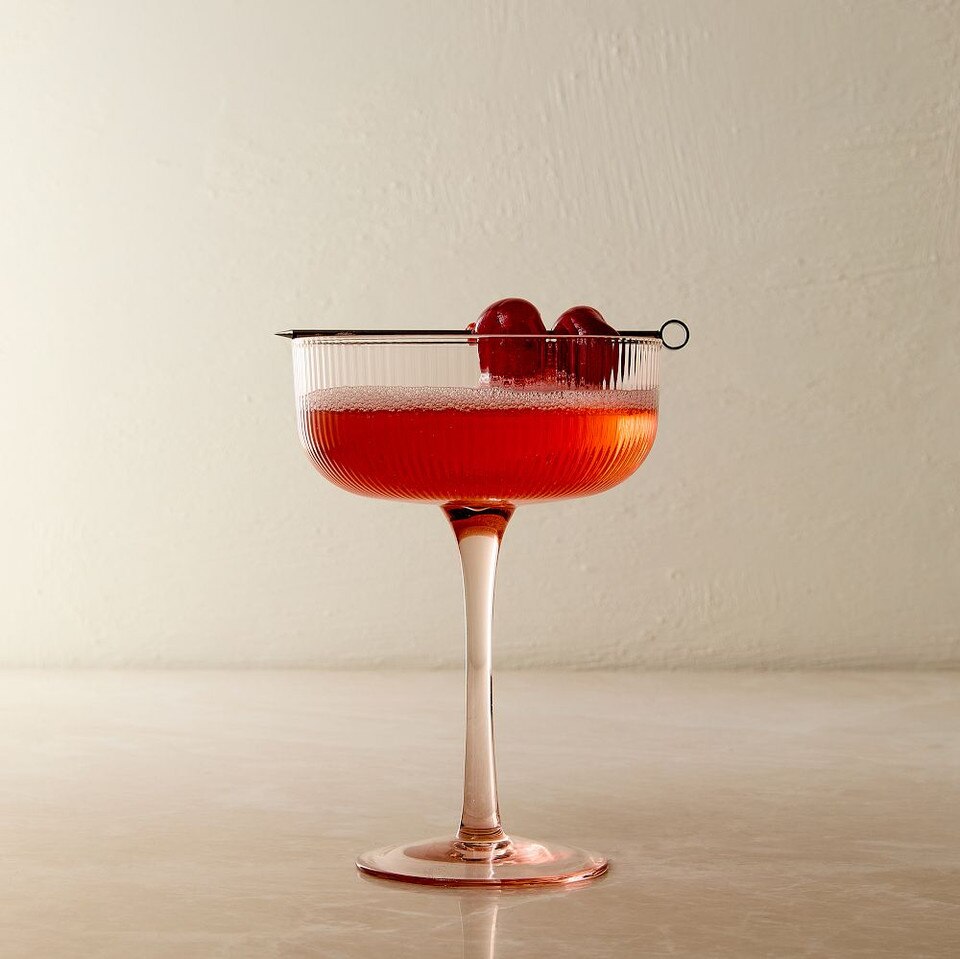 Fluted Coupe Glasses