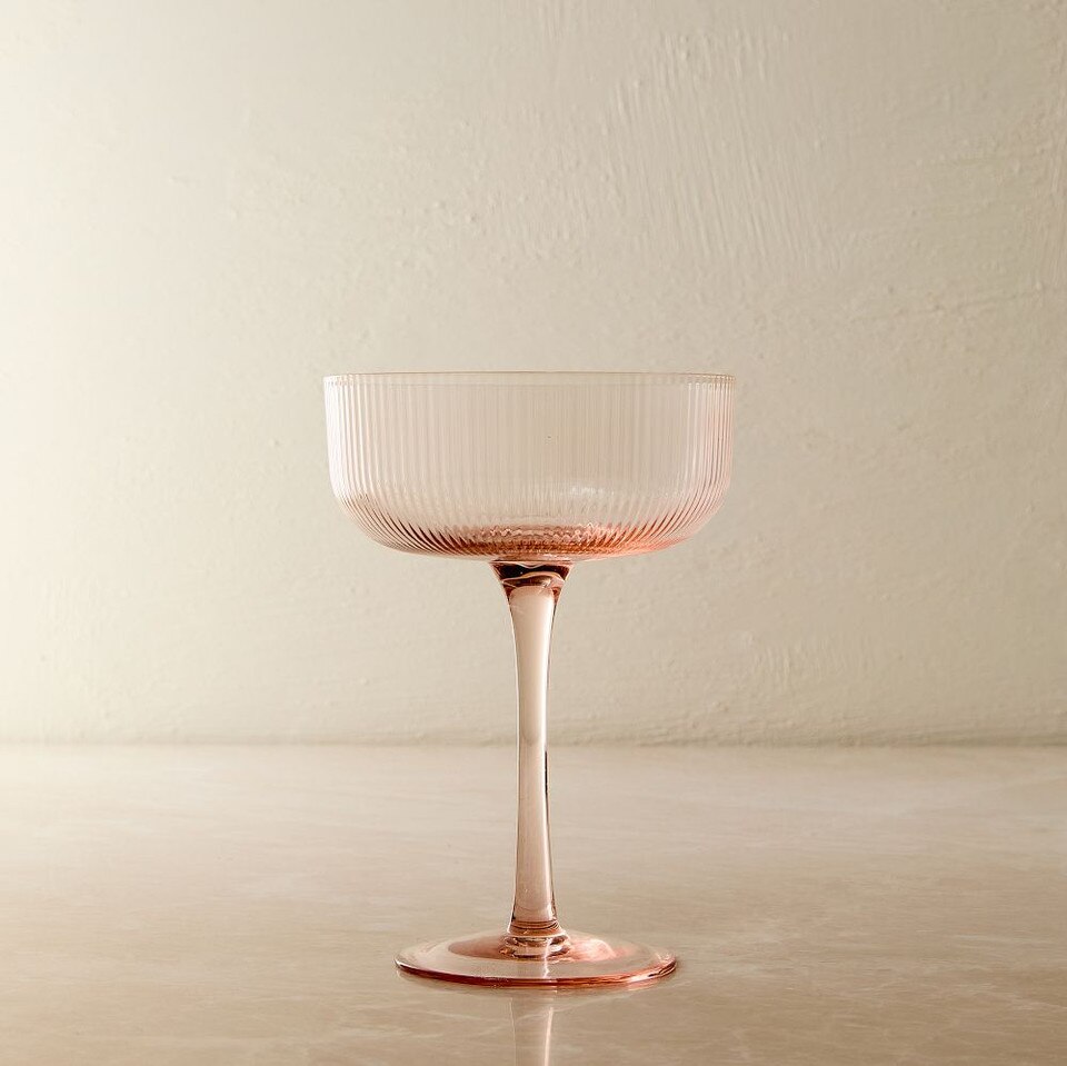 Fluted Coupe Glasses