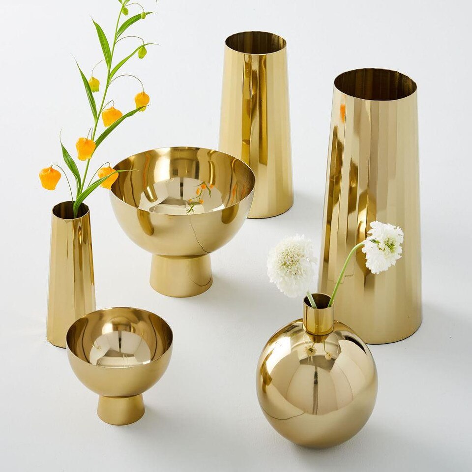 Foundations Brass Vases