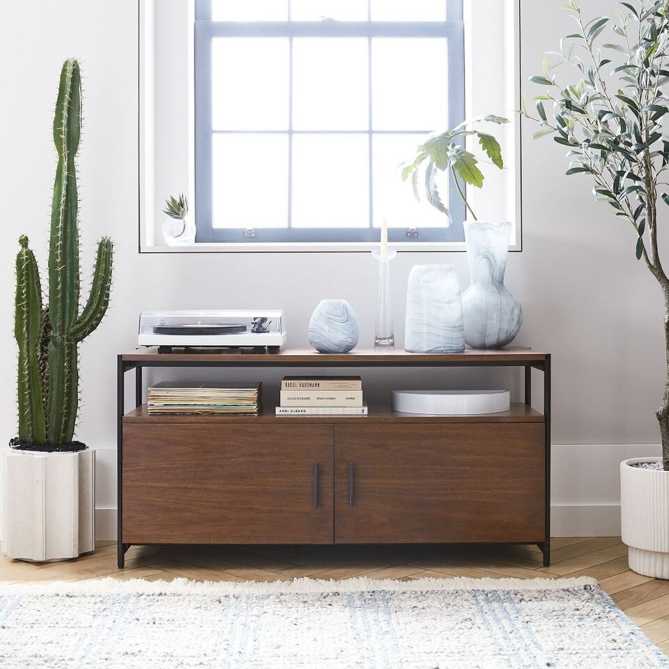 Foundry Media Console (124 cm) - Dark Walnut