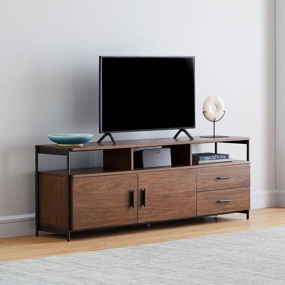 Foundry Media Console (175 cm) - Dark Walnut