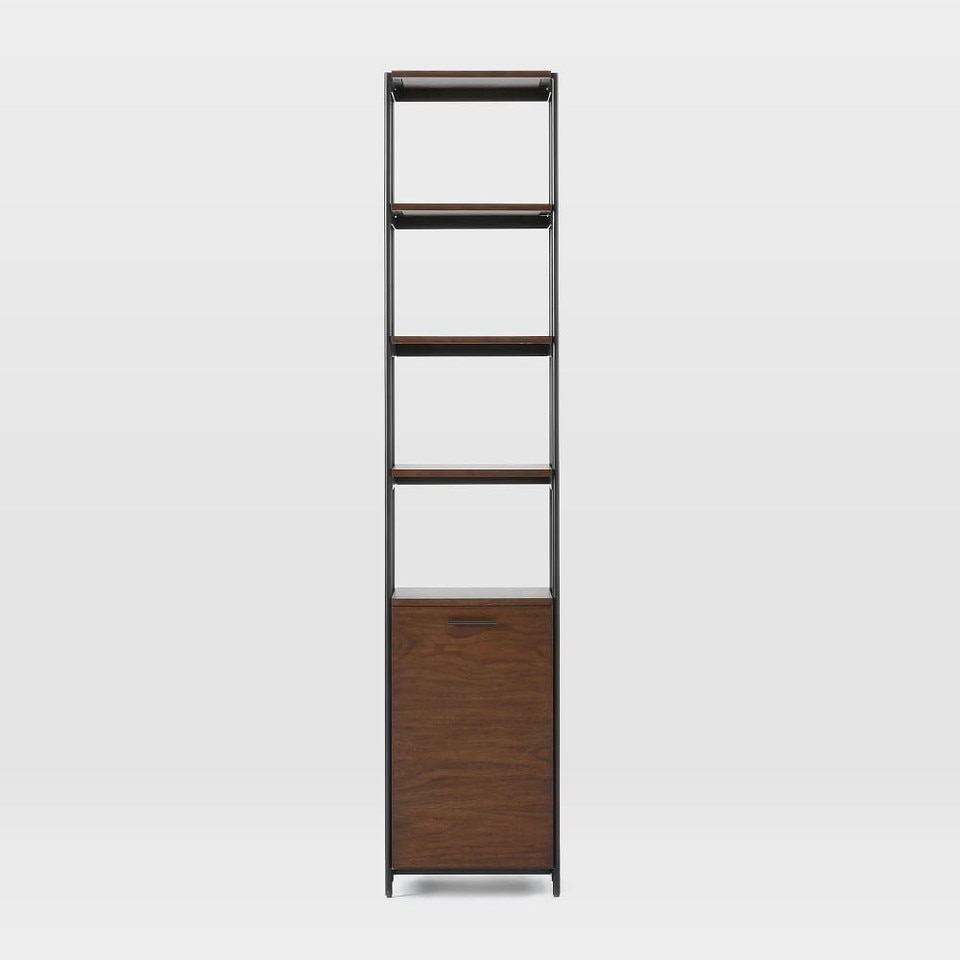 Foundry Narrow Bookcase - Dark Walnut