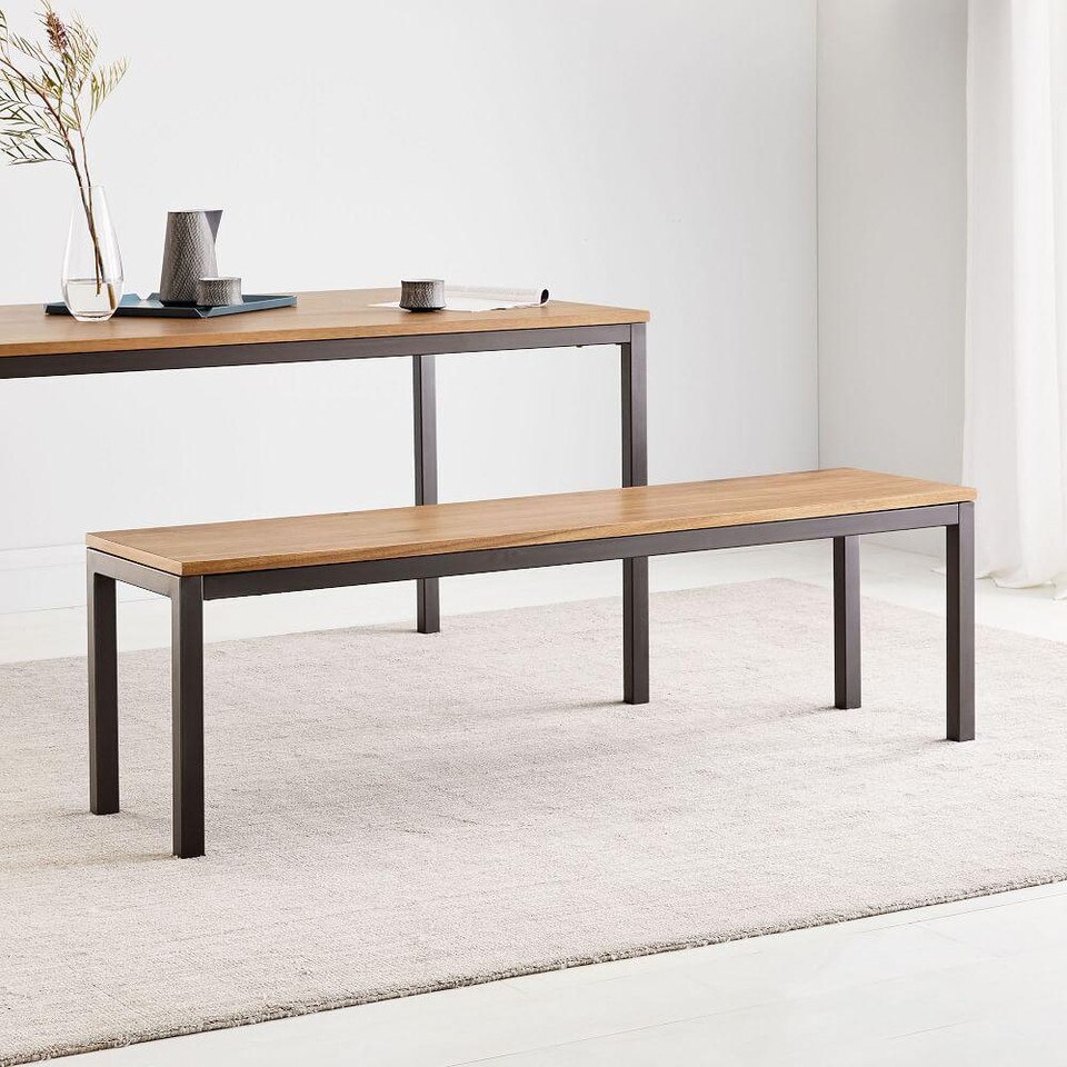 Frame Dining Bench - Caramel