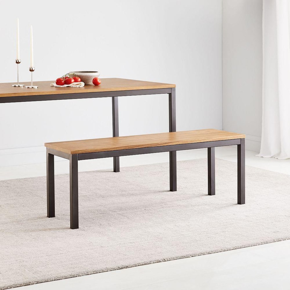 Frame Dining Bench - Caramel