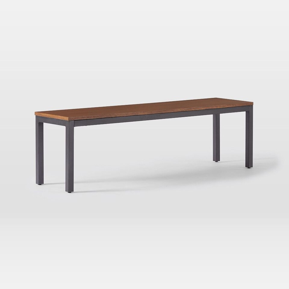 Frame Dining Bench (122 cm) - Walnut