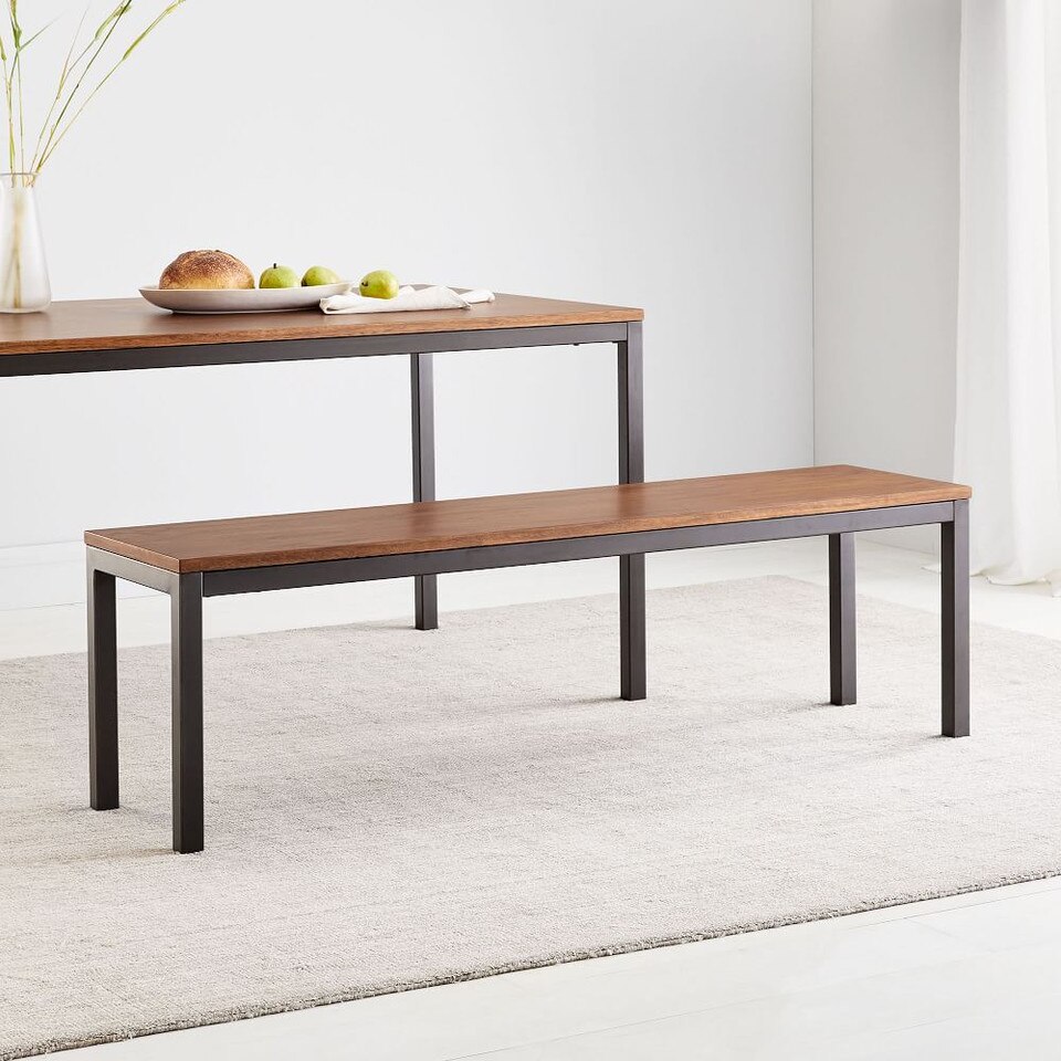 Frame Dining Bench (122 cm) - Walnut