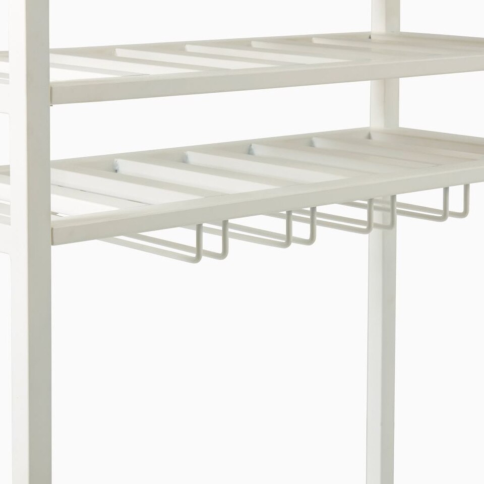 Frame Kitchen Hutch - White Marble