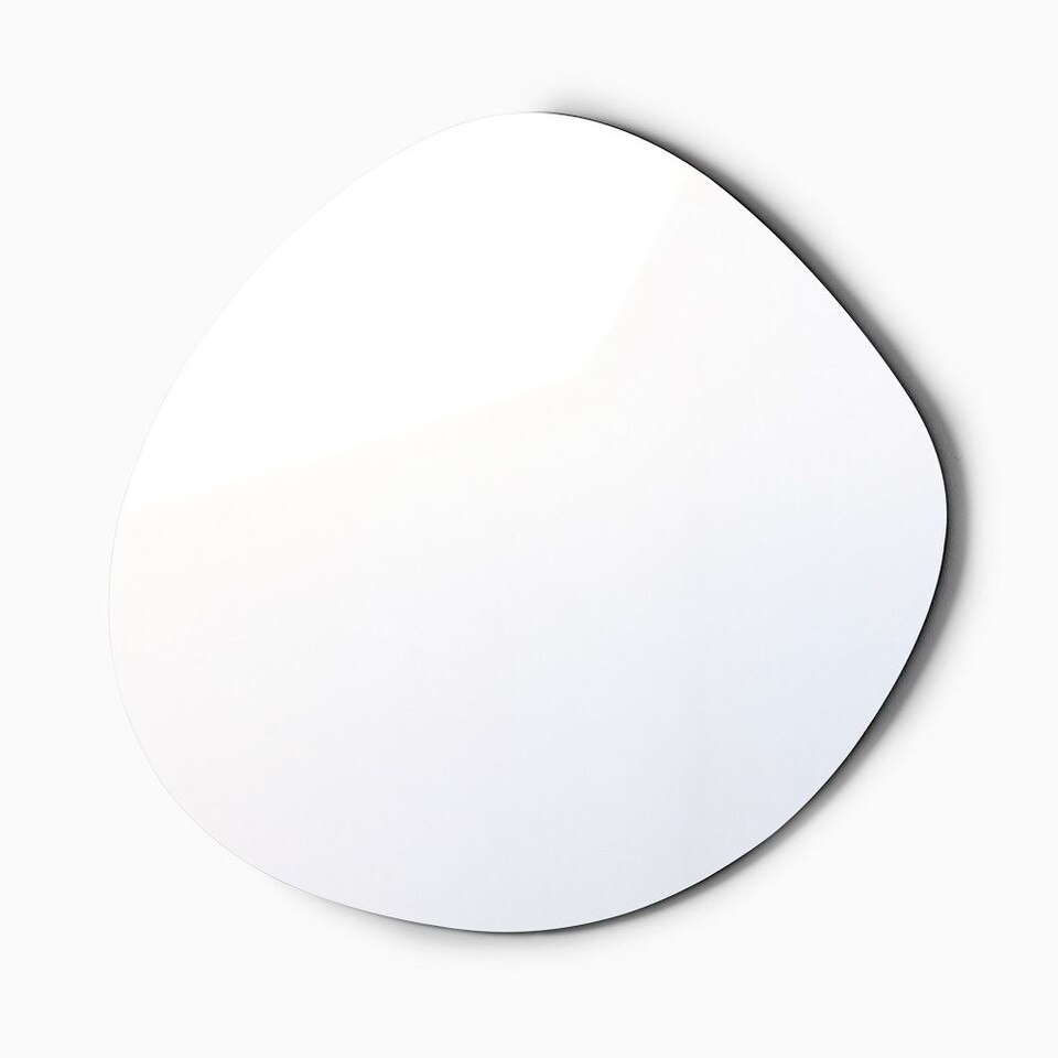 Frameless Tear Drop Wall Mirror