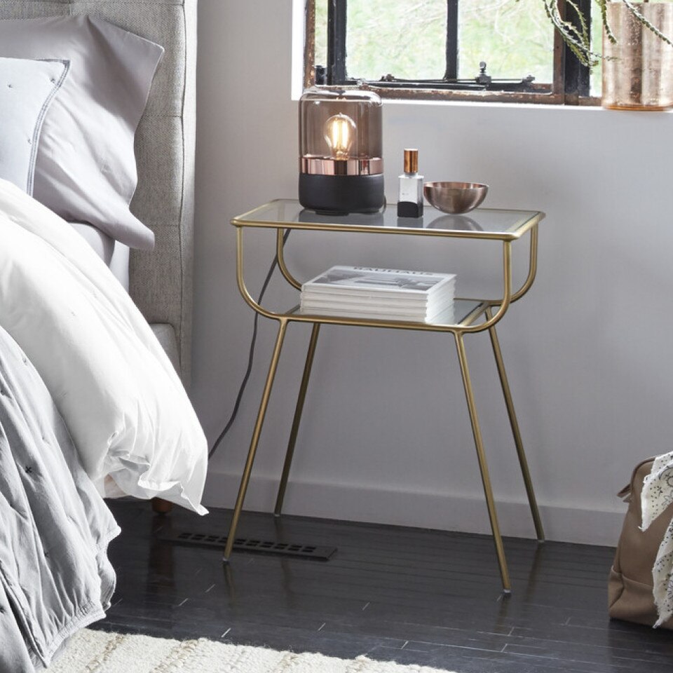 Curved Terrace Bedside Table (48 cm)