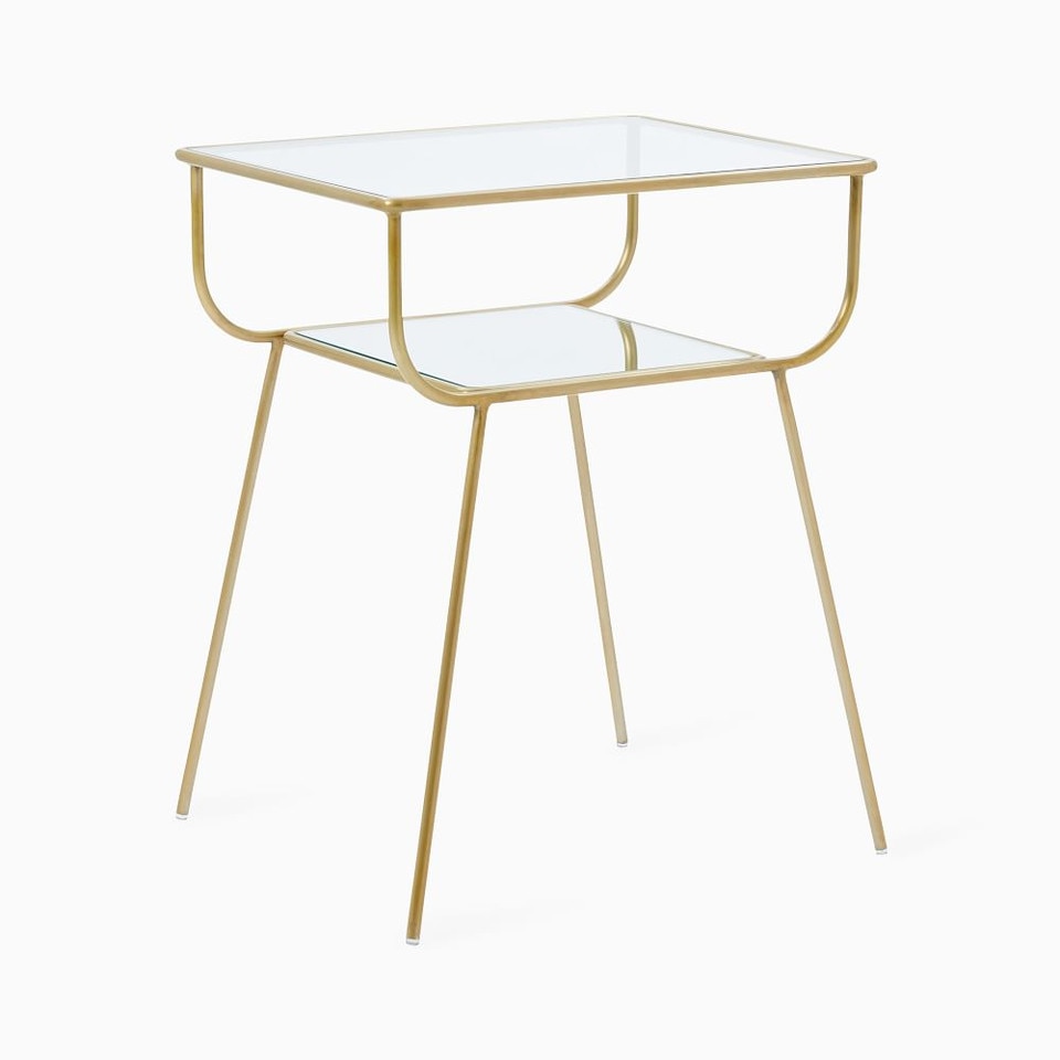Curved Terrace Bedside Table (48 cm)