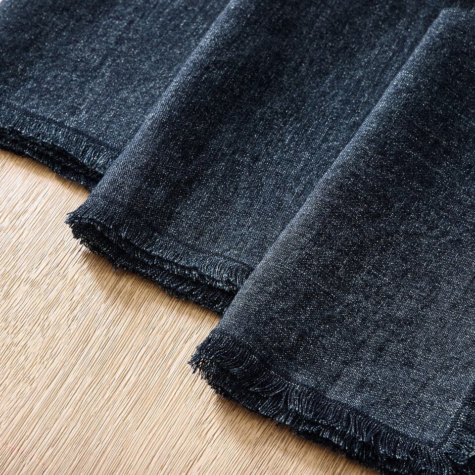 Frayed Edge Linen Napkin Set