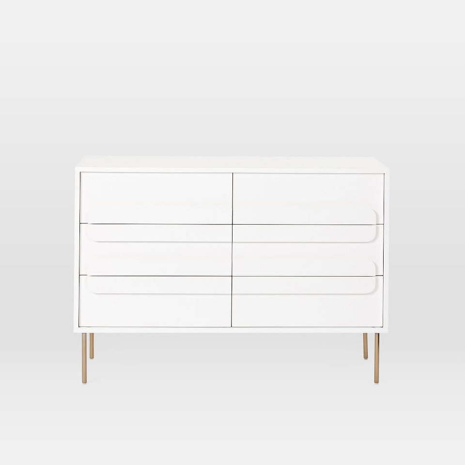 Gemini 6-Drawer Chest (122 cm)