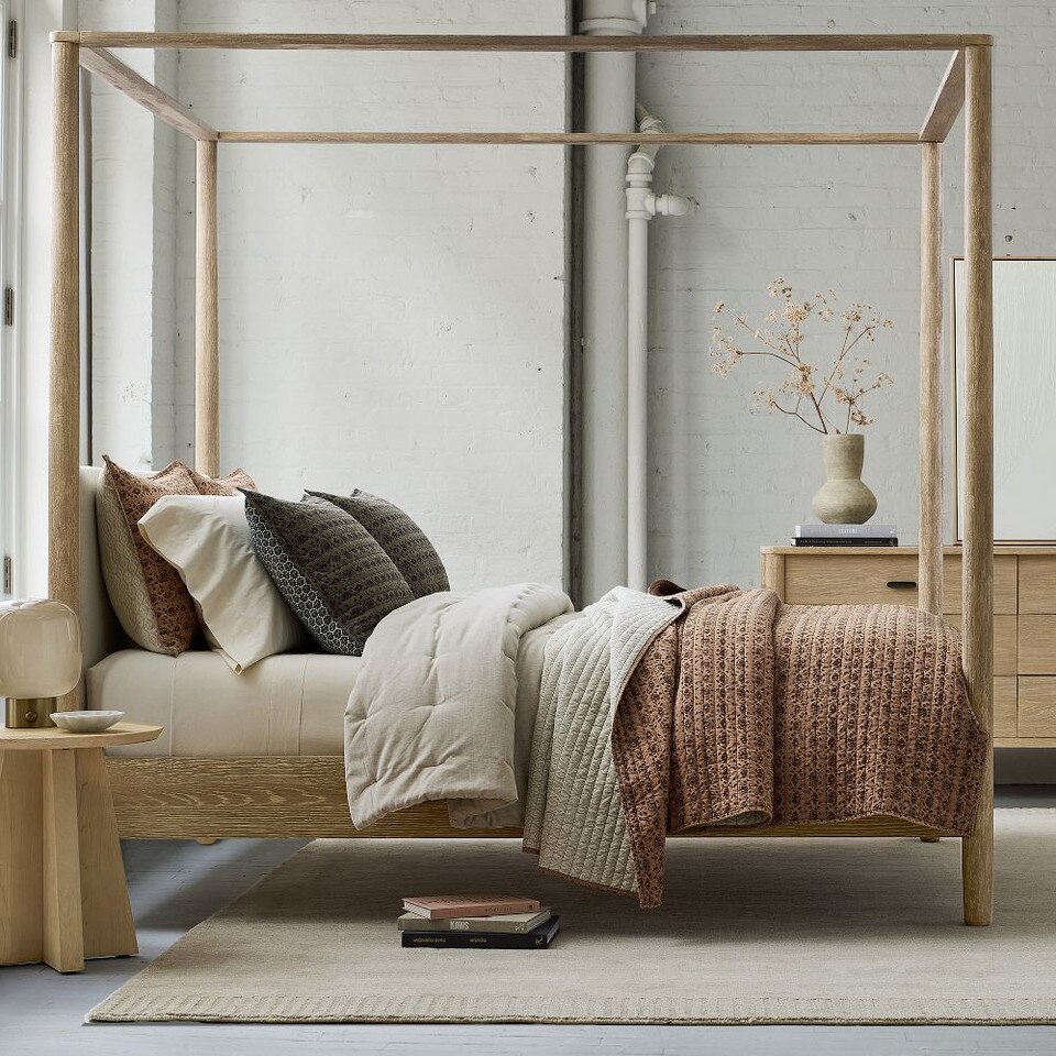 Gemma Reversible Print Mix Bedspread & Pillowcases