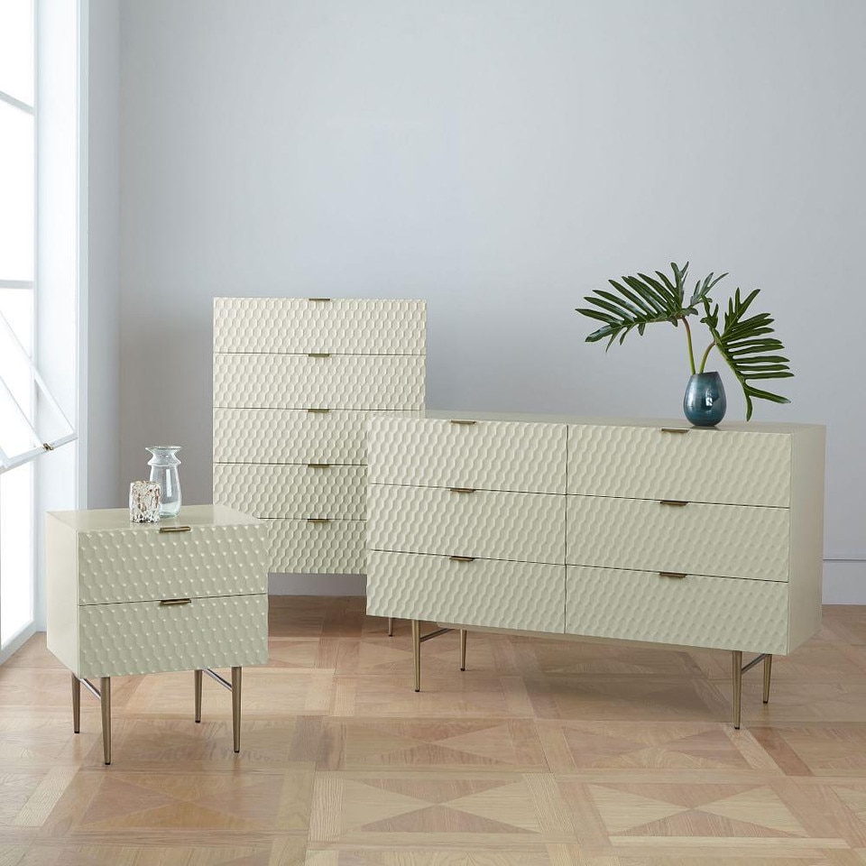 Audrey 6-Drawer Chest - Parchment