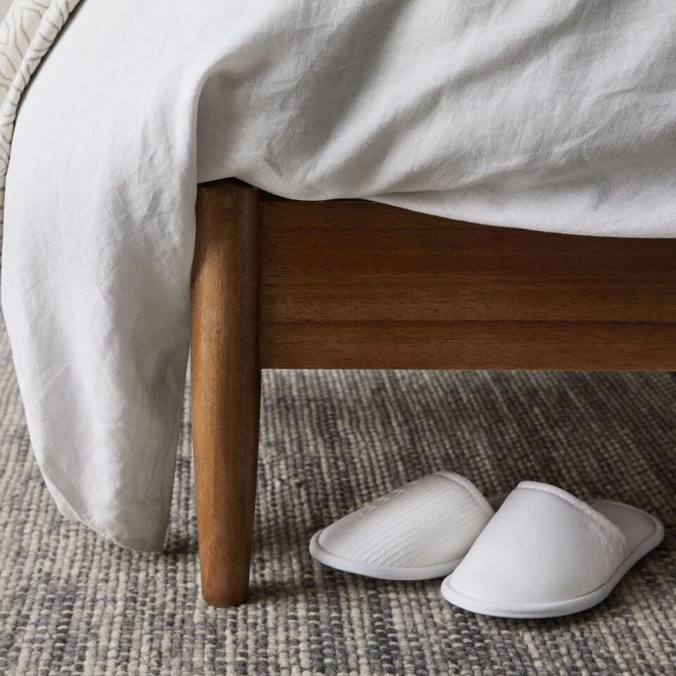 Geo Waffle Organic Cotton Slippers