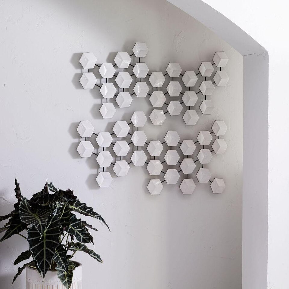 Geometric Ceramic Tile Art