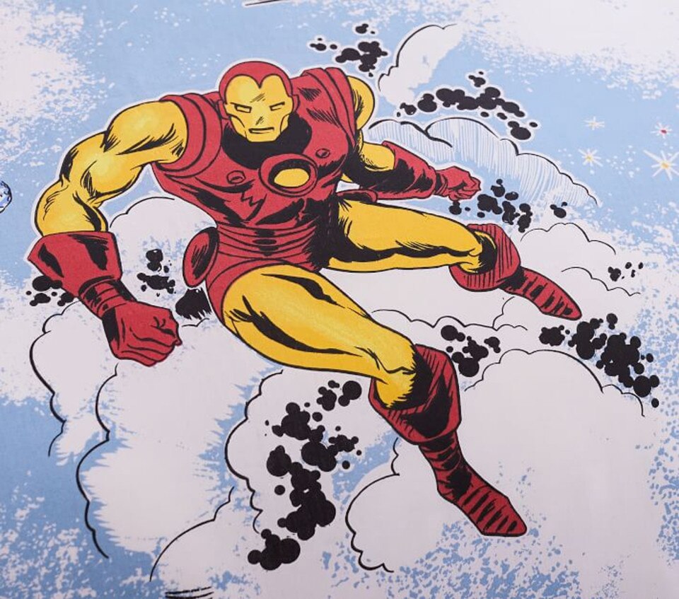 Glow-In-The-Dark Marvel Heroes Duvet Cover & Pillowcases