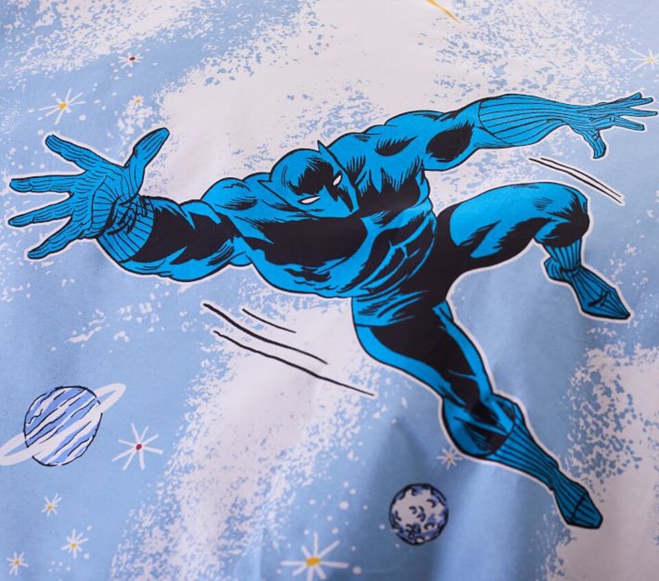 Glow-In-The-Dark Marvel Heroes Duvet Cover & Pillowcases