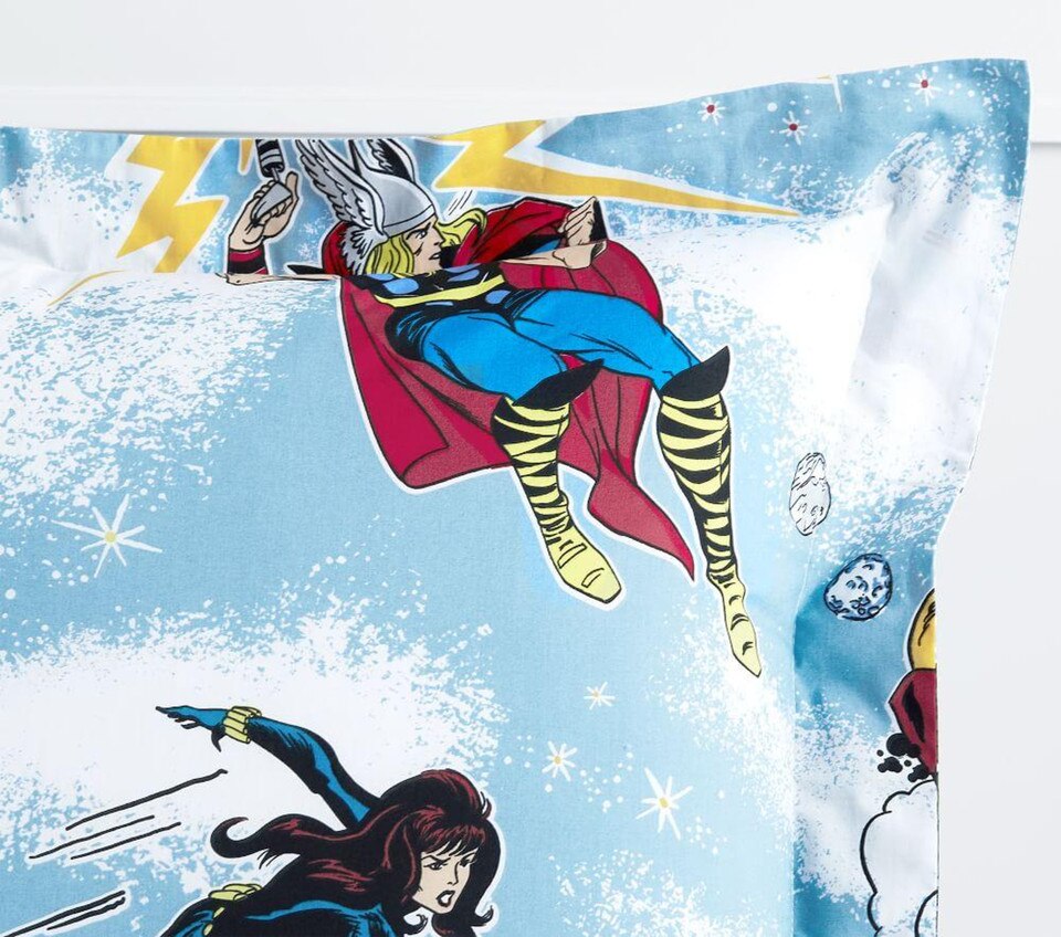 Glow-In-The-Dark Marvel Heroes Duvet Cover & Pillowcases