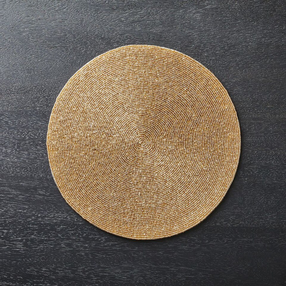 Glass Beaded Linens Placemats