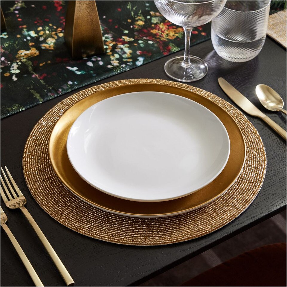 Glass Beaded Linens Placemats
