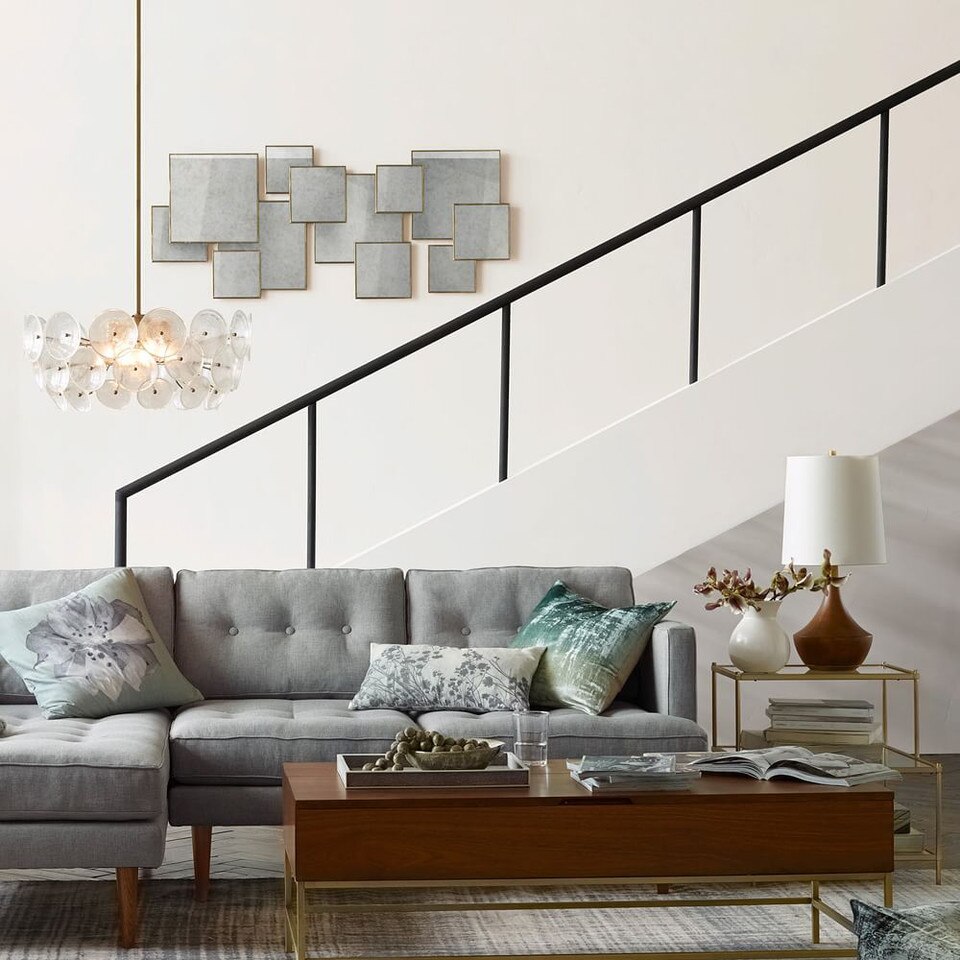Glass Disk Chandelier