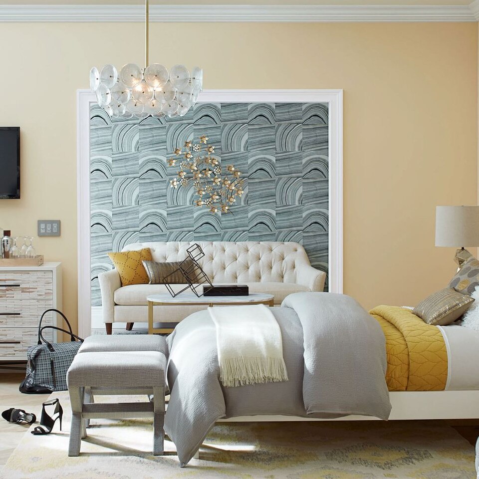 Glass Disk Chandelier
