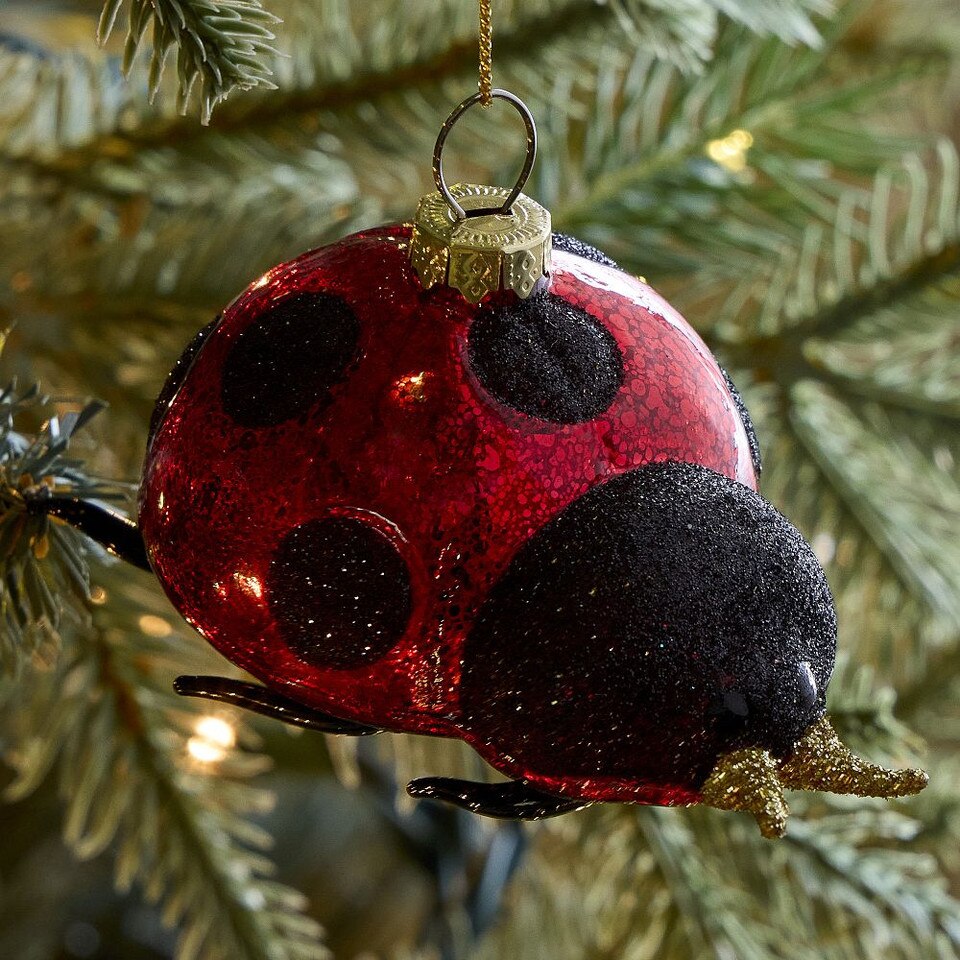 Glass Ladybird Bauble