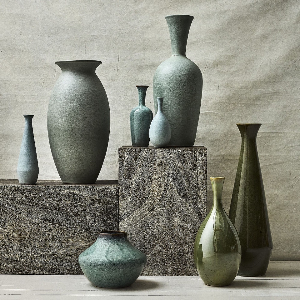 Glazed Ceramic Vases