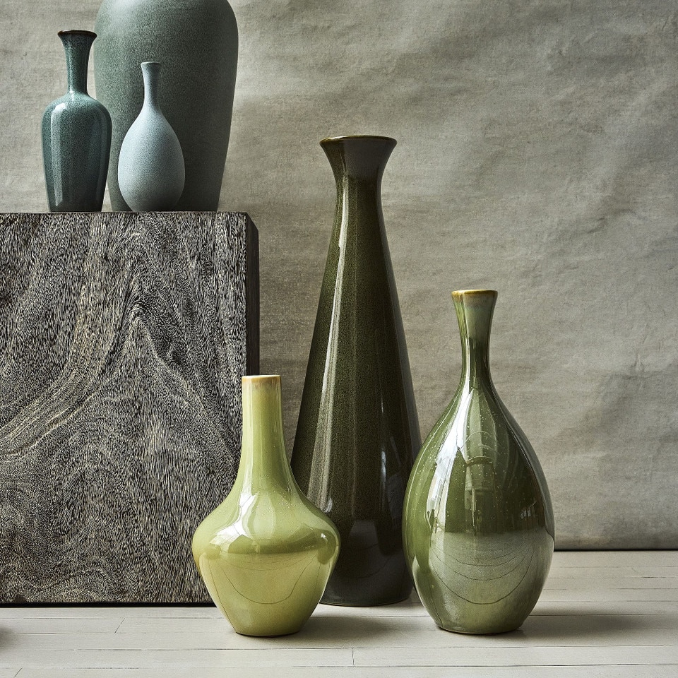 Glazed Ceramic Vases