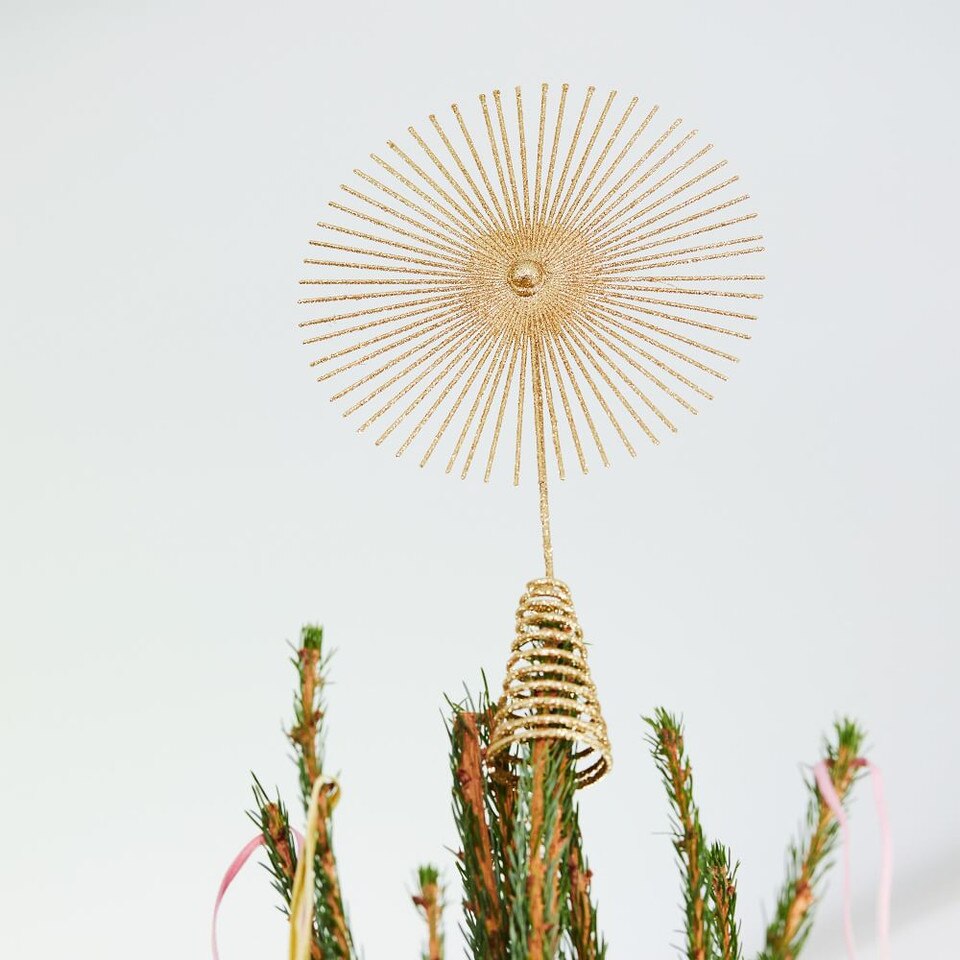 Glitter Starburst Tree Topper