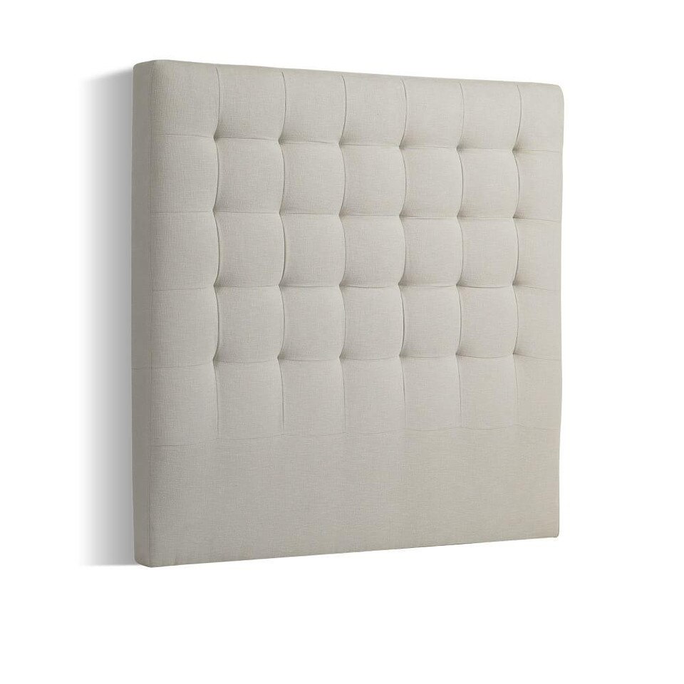 Tall Grid Tufted Headboard