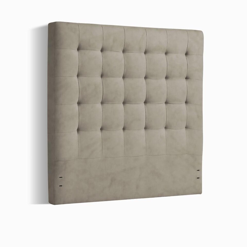 Tall Grid Tufted Headboard