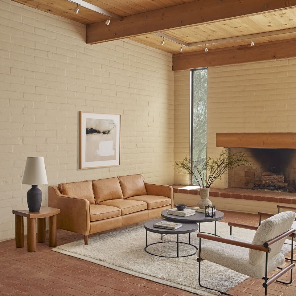 Hamilton Leather Sofa (206 cm)