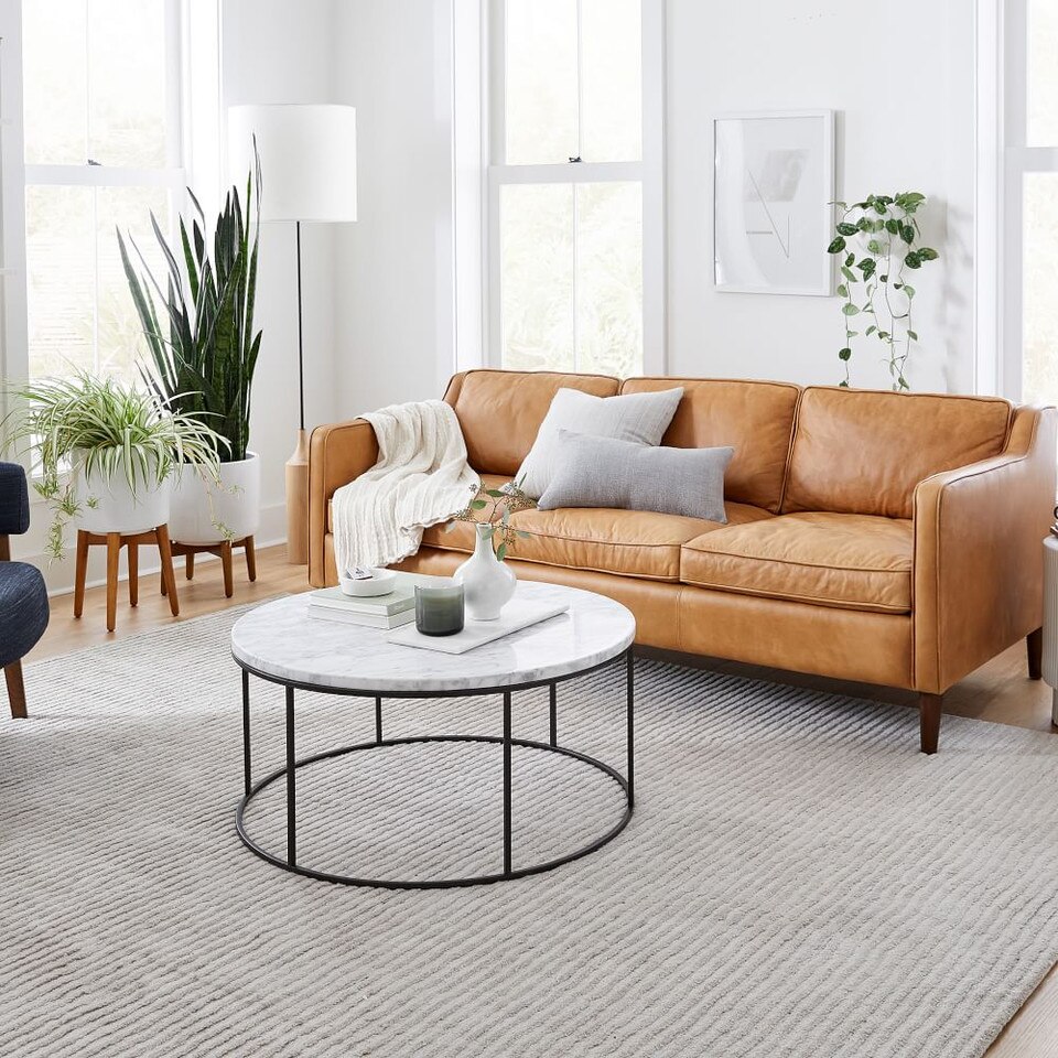 Hamilton Leather Sofa (206 cm)