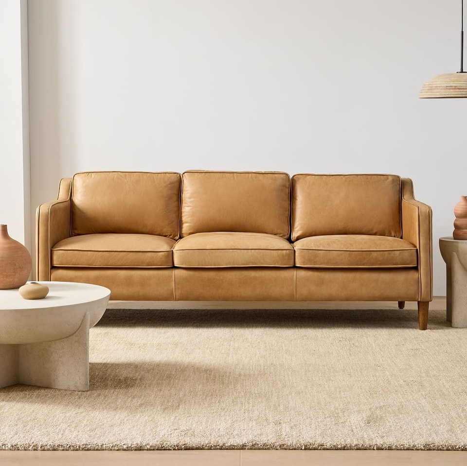Hamilton Leather Sofa (206 cm)