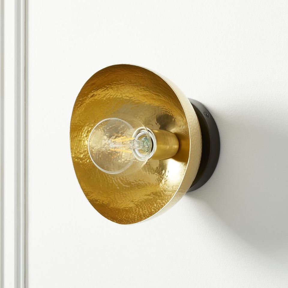 Hammered Metal Sconce